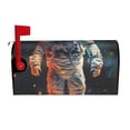 thumbnail image 1 of Rateoe Astronaut Cosmic Rainbow Printed Mailbox Covers - Easy to Install Fall, Winter, Spring, Summer Mailbox Cover - Weather and UV-Resistant Mailbox Decor - Mailbox Magnetic Covers-25.5x21 in, 1 of 8