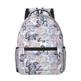 thumbnail image 1 of Rateoe Autumn Leaves Pattern Durable Student Backpack Laptop Bag- Ergonomic Design, Waterproof Twill Fabric - Ideal for School, Travel, and Outdoor Activities-One Size, 1 of 6