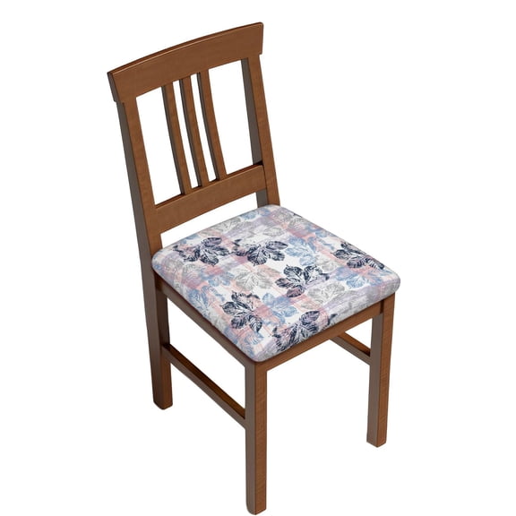 Rateoe Autumn Leaves Pattern Square Couch Cushion Covers, Sofa Furniture Protector Slipcover with Bottom Tie rope, Soft Non-Slip Non-Wrinkle Non-Sticky-Four Pieces
