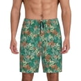 thumbnail image 1 of Rateoe Autumn Maple Leaves 1 Print Men's Lounge Shorts – Soft & Breathable Pajama Bottoms with Pockets, Elastic Waistband, Lightweight Sleepwear for Nightwear & Loungewear-X-Large, 1 of 6