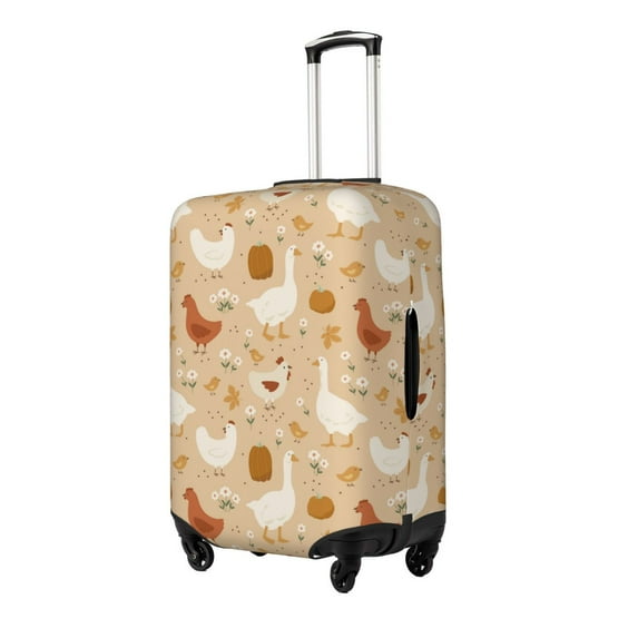 Rateoe Autumn and Thanksgiving Printed Luggage Cover, Suitcase Protector Fits 18-32 Inch Luggage-X-Large