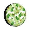 thumbnail image 1 of Rateoe Avocado And Tropical Palm Leaves Pattern Tire Cover Wheel Protectors Weatherproof Wheel Covers Universal Fit for Trailer Rv SUV Truck Camper Travel Trailers Accessories-16 inch, 1 of 6