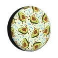 thumbnail image 1 of Rateoe Avocado Doing Sport Pattern Tire Cover Wheel Protectors Weatherproof Wheel Covers Universal Fit for Trailer Rv SUV Truck Camper Travel Trailers Accessories-14 inch, 1 of 6