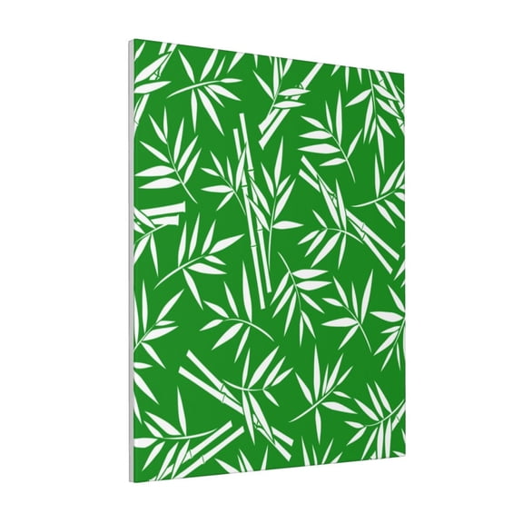 Rateoe Bamboo Pattern Decorative Picture – Unique Modern Wall Art, Ready-to-Hang Canvas Print for Home (Vertical)