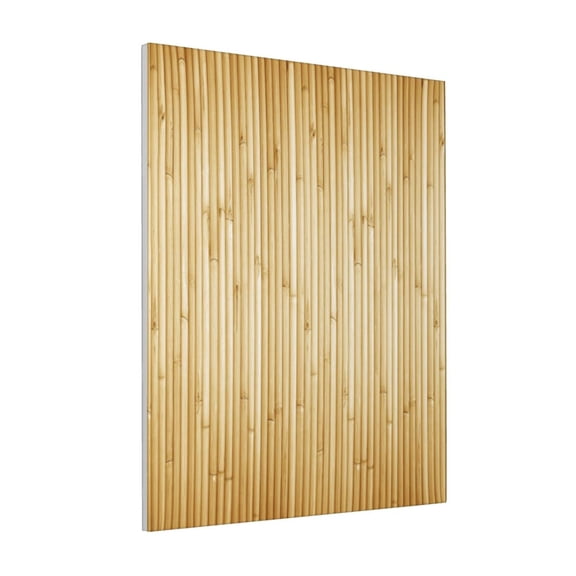 Rateoe Bamboo Wall Pattern Decorative Picture – Unique Modern Wall Art, Ready-to-Hang Canvas Print for Home (Vertical)
