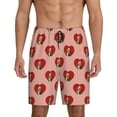 thumbnail image 1 of Rateoe Basset hound dog with paw Print Men's Lounge Shorts – Soft & Breathable Pajama Bottoms with Pockets, Elastic Waistband, Lightweight Sleepwear for Nightwear & Loungewear-X-Large, 1 of 6
