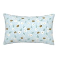 thumbnail image 1 of Rateoe Bee Flower Pattern Pillow Covers with Invisible Zipper(Pillows are not Included) Standard Pillowcases-14"x20", 1 of 6
