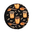 thumbnail image 1 of Rateoe Bee and Honey Pattern Tire Cover Wheel Protectors Weatherproof Wheel Covers Universal Fit for Trailer Rv SUV Truck Camper Travel Trailers Accessories-17 inch, 1 of 6