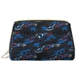thumbnail image 1 of Rateoe Blue Sports Car for Travel Makeup Bag,Large Capacity Cosmetic Bags for Women,Waterproof Portable Pouch Open Flat Toiletry Bag Make up Organizer, 1 of 8