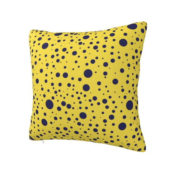Rateoe Blue Spots Pattern Throw Pillow Cover Premium Pillow Stuffer Sham Square for Decorative Cushion Bed Couch Sofa(Pillow insert not included)