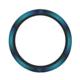 thumbnail image 1 of Rateoe Blue and Teal Gradient Pattern Elastic Stretch Steering Wheel Cover, Universal 15 inch, Microfiber Breathable , Anti-Slip, Odorless, Easy Carry, 1 of 6
