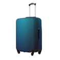 thumbnail image 1 of Rateoe Blue and Teal Gradient Printed Luggage Cover, Suitcase Protector Fits 18-32 Inch Luggage-Medium, 1 of 7