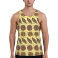 thumbnail image 1 of Rateoe Bohemia Pattern Sleeveless Gym Shirt Muscle Tee Breathable Workout Shirt Slim-Fit Tank Quick Dry Fit Muscle Tank Top Bodybuilding Sleeveless T Shirt-Medium, 1 of 7