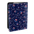 thumbnail image 1 of Rateoe Bone And Star For American Pattern Passport Holder Wallet Leather Mulit-purpose Travel Wallet Credit Cards Case ,Passport Cover for Women Men-6.5 in, 1 of 5
