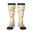 thumbnail image 1 of Rateoe Bow Ties Pattern Women’s Knee High Crew Socks,Trouser Socks, – Comfortable, Breathable, Moisture-Wicking and Soft, 1 of 6
