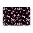 thumbnail image 1 of Rateoe Breast Cancer Awareness Pattern Flannel Door Mat Indoor Outdoor Entrance, Waterproof All-Weather Doormat,Fade Resistant, Low Profile Entryway Mat 16x24in, 1 of 7