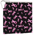 thumbnail image 1 of Rateoe Breast Cancer Awareness Shower Curtain - Fancy Bathroom Shower Curtain Sets - Waterproof Shower Curtain with Hooks with 12 Plastic Hooks 72x72 Inches, 1 of 5
