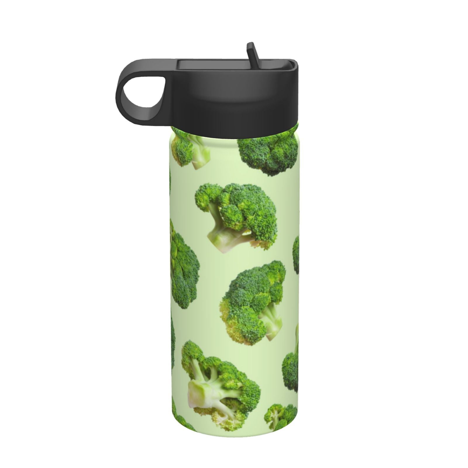 AUStar 26oz Insulated Water Bottle With Hidden Storage - 3 Lid Options, Hot & Cold, BPA-Free (Matcha Green)