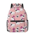 thumbnail image 1 of Rateoe Bulldog Pattern Durable Student Backpack Laptop Bag- Ergonomic Design, Waterproof Twill Fabric - Ideal for School, Travel, and Outdoor Activities, 1 of 6