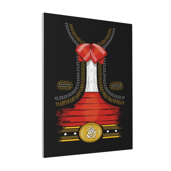 Rateoe CHARRO SUIT Pattern Decorative Picture – Unique Modern Wall Art, Ready-to-Hang Canvas Print for Home (Vertical)