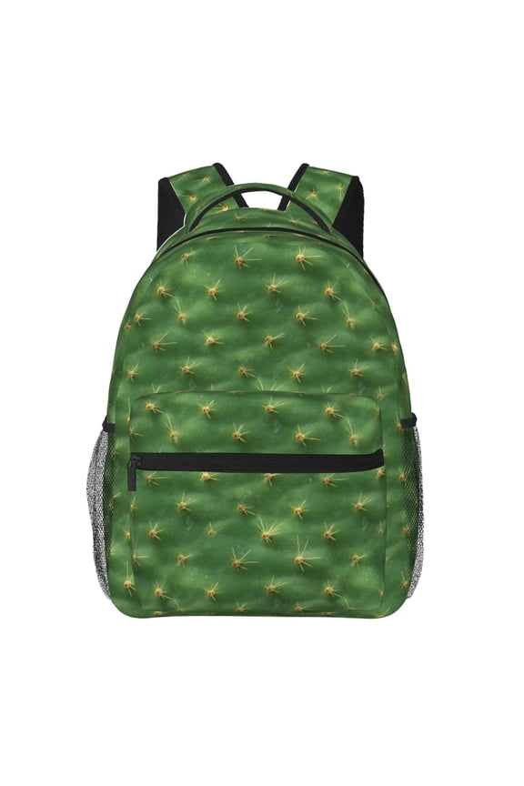 Cactus 3 Pattern Casual Backpack for School, Work, Travel Adjustable Straps, Multiple Compartments Ergonomic Design, Fits Laptops and Tablets