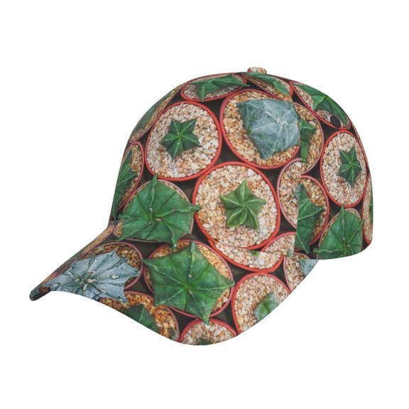 Rateoe Cactus 4 Pattern Baseball Cap Outdoor Cap Mountain Dad Hat - Unstructured Soft Cotton Cap-Adjustable UV Protection Cap