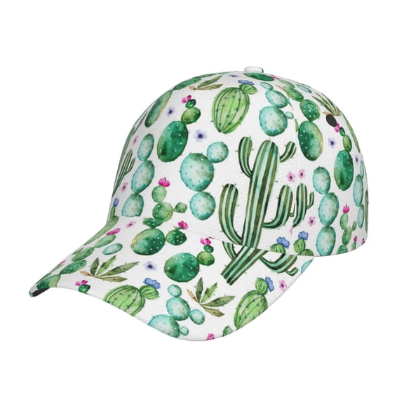 Rateoe Cactus Plants1 Pattern Baseball Cap Outdoor Cap Mountain Dad Hat - Unstructured Soft Cotton Cap-Adjustable UV Protection Cap