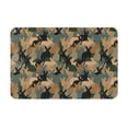 thumbnail image 1 of Rateoe Camouflage Rabbit Pattern Flannel Door Mat Indoor Outdoor Entrance, Waterproof All-Weather Doormat,Fade Resistant, Low Profile Entryway Mat 16x24in, 1 of 7