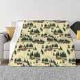thumbnail image 1 of Rateoe Camping Caravan 1 Pattern Flannel Throw Blanket, Ultra-soft Blanket for Bed, Couch, Car, Hypoallergenic Anti-pilling blanket-80"x60"(Horizontal), 1 of 6
