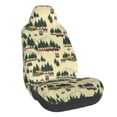 thumbnail image 1 of Rateoe Camping Caravan 1 Print Car Seat Cover,Elastic Car Seat Protector,Washable Durable Automotive Seat Cover Car Interior Accessories, 1 of 4