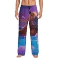 thumbnail image 1 of Rateoe Capybara Bathtub Fun Pattern Men’s Ultra-Soft Comfy Pajama Lounge Pants Sleepwear,Comfortable Lounge Wear,lightweight Pajamas, Casual Home Wear-, 1 of 6