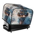 thumbnail image 1 of Rateoe Cargo Ship At Sea Pattern Toaster Covers 4 Slice Wide Slot,Bread Machine Cover,Bread Dust Cover & Fingerprint Protection,Appliance Covers, 1 of 6