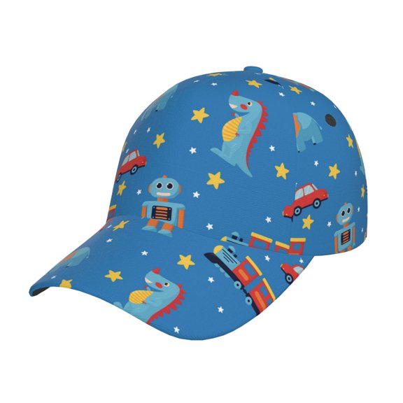 Rateoe Cartoon Animals 1 Pattern Men’s Baseball Cap – Adjustable Curved Brim Hat, Soft Cotton Sports Cap for Outdoor, Casual, and Everyday Wear, Comfortable & Breathable