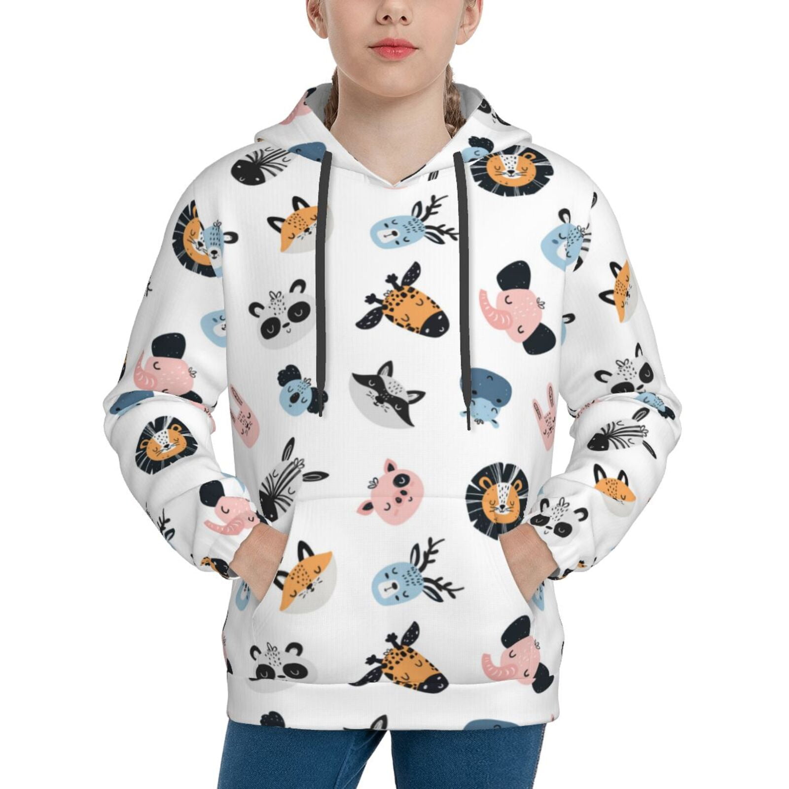 Boys Interactive & Playful Animal-Themed Applique Sweatshirt