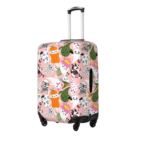 Rateoe Cartoon Halloween Printed Luggage Cover, Suitcase Protector Fits 18-32 Inch Luggage-X-Large