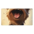 thumbnail image 1 of Rateoe Cartoon Happy Cute Puppy Print Mouse Pad - Extended Large Gaming Mousepad,Non-Slip Stitched Edge,16x29.5 Inch, 1 of 8