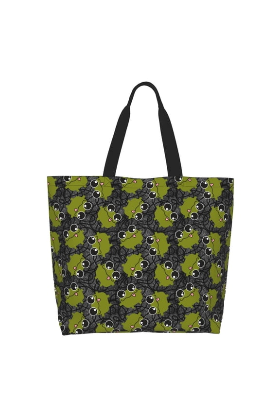 Cartoon Kawaii Frogs1 Tote Bag - Waterproof Lightweight Handbags Travel Shoulder Bag for Hiking Yoga Gym Swimming Travel Beach