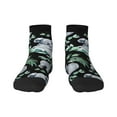 thumbnail image 1 of Rateoe Cartoon Koala Bear Pattern Quarter Crew Socks,Toe Seamed Ankle Socks,Cotton Cushioned Breathable Athletic Crew Sports Socks, 1 of 7