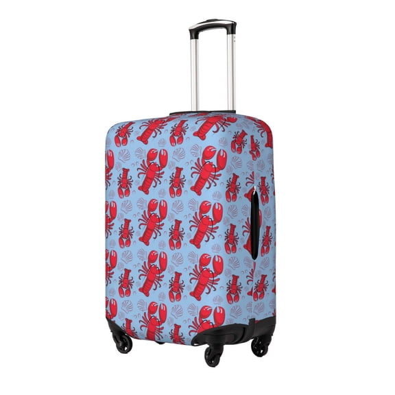 Rateoe Cartoon Lobsters 2 Printed Luggage Cover, Suitcase Protector Fits 18-32 Inch Luggage-Small