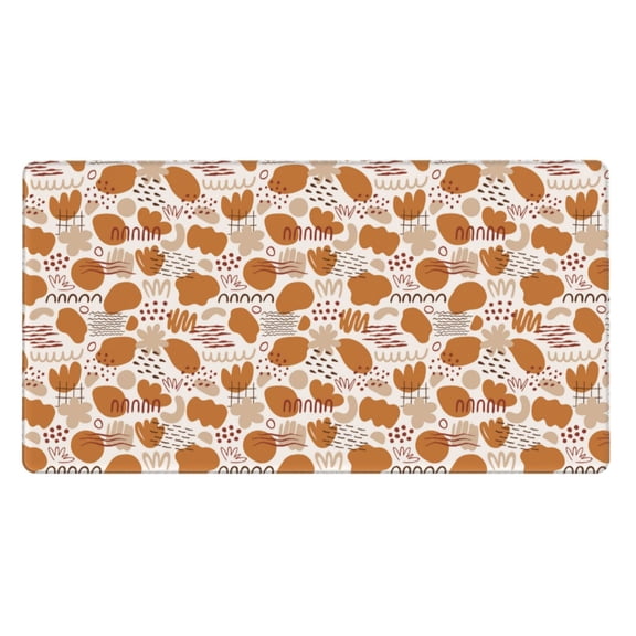 Rateoe Cartoon Print Mouse Pad - Extended Large Gaming Mousepad,Non-Slip Stitched Edge,16x29.5 Inch