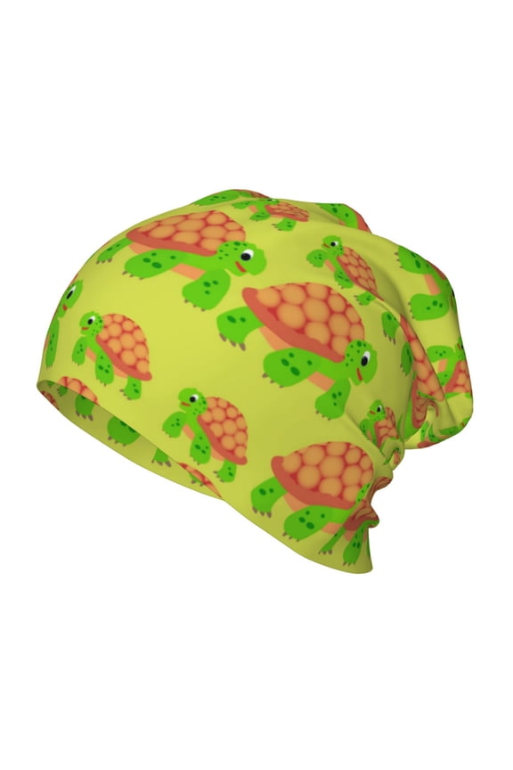 Cartoon Turtles 1 Kids Beanie Warm Knit Beanie Hats Boys Girls Winter Hat Soft Slouchy Hats for Kids