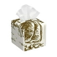 thumbnail image 1 of Rateoe Cattle Drive By Two Cowboys Pattern Tissue Box Cover, Modern Square Decorative Leather Facial Paper Case Organizer Holder Dispenser 5X5X5'', 1 of 7