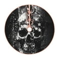 thumbnail image 1 of Rateoe Chained Skull Artwork Pattern Christmas Tree Skirt with Ties, Christmas Tree Decorations, Farmhouse Christmas Decor Xmas Holiday Decorations-30", 1 of 6