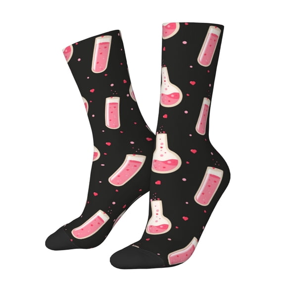 Rateoe Chemistry Tools 1 for Women Casual Calf Socks - Cute Crew Socks - Thin Soft Above Ankle Socks Size 5-11
