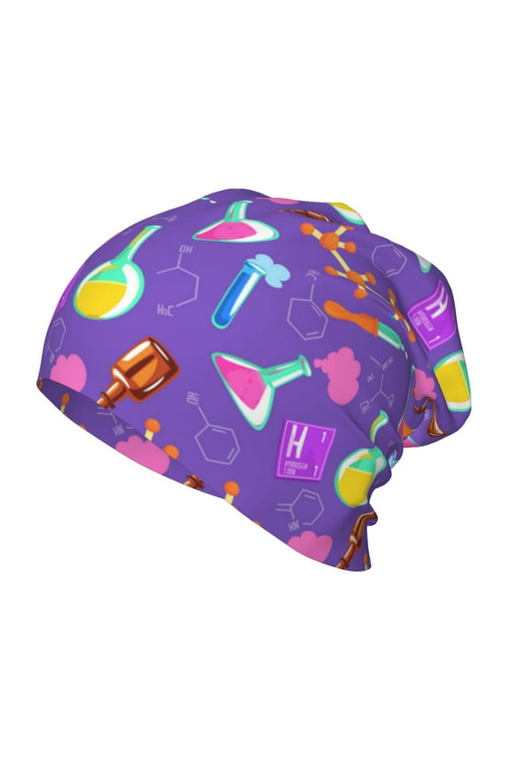 Chemistry Tools Kids Beanie Warm Knit Beanie Hats Boys Girls Winter Hat Soft Slouchy Hats for Kids