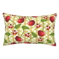 thumbnail image 1 of Rateoe Cherries and Ladybirds Pattern Decorative Pillow Case,Throw Pillow Covers,Plush Pillow Cover,Soft Pillow Case,Velvet Pillow Case-14"x20", 1 of 6