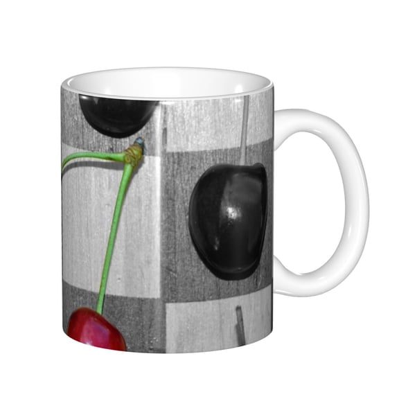 Rateoe Cherries laid Pattern Passport Holder Wallet Leather Mulit-purpose Travel Wallet Credit Cards Case ,Passport Cover for Women Men-6.5 in