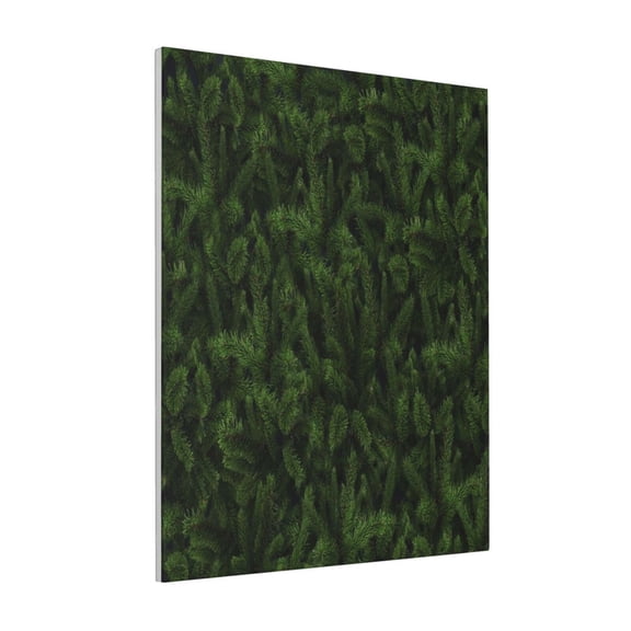 Rateoe Christmas Tree Branches Pattern Decorative Picture – Unique Modern Wall Art, Ready-to-Hang Canvas Print for Home (Vertical)