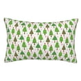 thumbnail image 1 of Rateoe Christmas Trees Pattern Decorative Pillow Case,Throw Pillow Covers,Plush Pillow Cover,Soft Pillow Case,Velvet Pillow Case-14"x20", 1 of 6