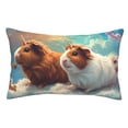 thumbnail image 1 of Rateoe Cloud Guinea Pig Pattern Decorative Pillow Case,Throw Pillow Covers,Plush Pillow Cover,Soft Pillow Case,Velvet Pillow Case-20"x30", 1 of 6